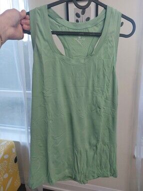 NWOT Tuff Athletics Women Tang Top Size L Mint Green
